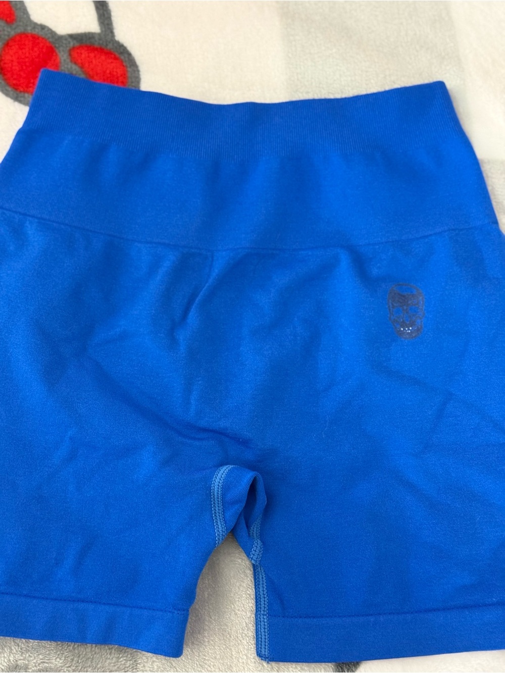 Blue womens gym reaper workout shorts Size S athletic